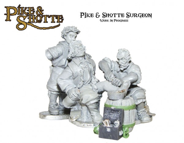 Chirurgien XVIIe Pike-Shotte-Surgeon